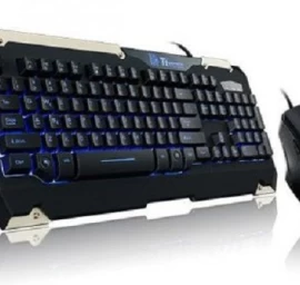 Thermaltake Commander Gaming Gear Combo Klaviatūra Ir Pelė Kb-cmc-plblus-01