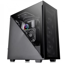Thermaltake Divider 300 Tempered Glass Black