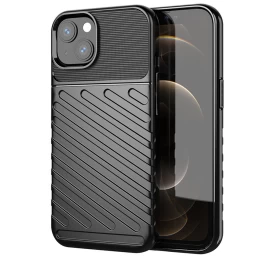 Thunder Case Lankstus šarvuotas Dėklas Iphone 13 Mini Juodas