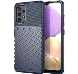 thunder Case Lankstus šarvuotas Dėklas, Skirtas samsung Galaxy A32 5g, Mėlynas