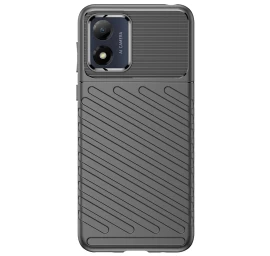 Thunder Case Motorola Moto E13 Silikoninis šarvuotas Dėklas Juodas