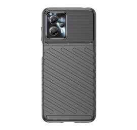 Thunder Case Motorola Moto G13 Silikoninis šarvuotas Dėklas Juodas