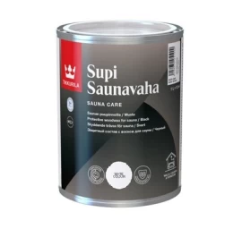 Tikkurila Supi Saunavaha baltas vaškas pirties mediniams paviršiams - 0.33 L