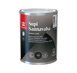 Tikkurila Supi Saunavaha juodas vaškas pirties mediniams paviršiams - 0.33 L