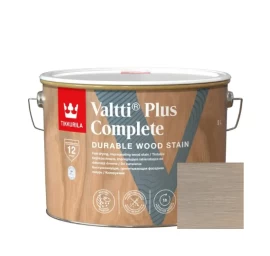 Tikkurila Valtti Plus Complete impregnuojamoji medienos dažomoji priemonė - Pelenų pilka - Ash Grey - 5 L
