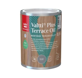 Tikkurila Valtti Plus Terrace Oil Pelenų pilka alyva medienai, terasai, sodo baldams - 0.9 L