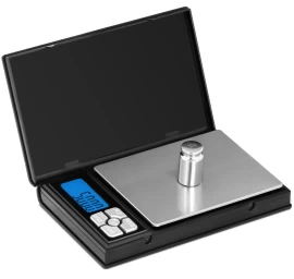 Tikslios Kišeninės Juvelyrinės Svarstyklės Su Lcd Ekranu, Skaičiuojančios 0,5 Kg / 0,01 G