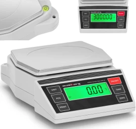 Tikslios Laboratorinės Juvelyrinės Lcd Svarstyklės 0,2-3000 G / 0,01 G