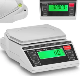 Tikslios Laboratorinės Juvelyrinės Lcd Svarstyklės 2-3000g / 0,1g