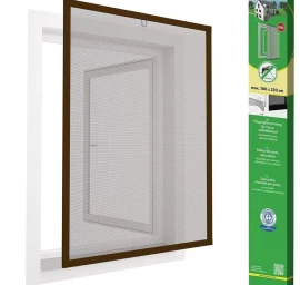Tinklelis Nuo Uodų Langas Alu 100x120 Rudas Plius