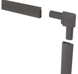 Tinklelis Nuo Uodų Langas Alu 120x140 Antracitas