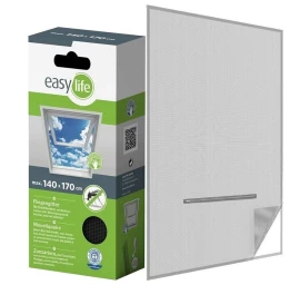 Tinklelis Nuo Uodų Langų Stogui 140x170 Juodas Poliesteris + Velcro Juostelė