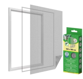 Tinklelis Nuo Uodų Pro Langą 150x180 Baltas Poliesteris + Velcro Juostelė
