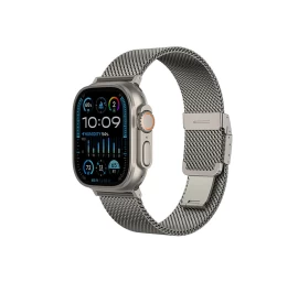 Titano Dirželis applewatch Laikrodžiui 38/40/41/42/44/45/46/49 Mm - Sidabrinis