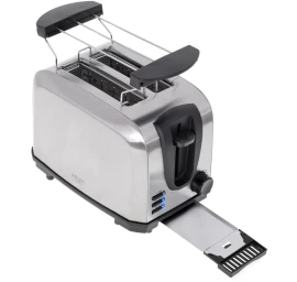 Toaster with roll rack Adler silver AD 3222