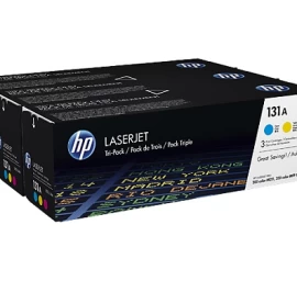 Tonerio Kasetė Hp 131a 3 Vnt. Geltonos, Violetinės Ir Mėlynos Spalvų Rinkinys U0sl1am U0sl1am