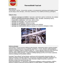 Termokeraminiai dažai metalo konstrukcijoms ThermoShield