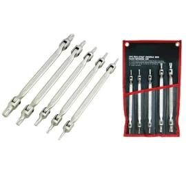 TORX lanksčių raktų rinkinys 5vnt.