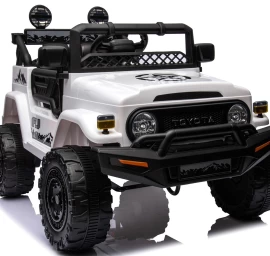 toyota Fj Cruiser Baltos Spalvos 4x4 Minkšta Sėdynė Pilotui Licencija Ličio Jonų Akumuliatorius