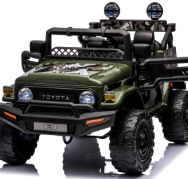 Toyota Fj Cruiser Green, 4x4 Minkšta Sėdynė Pilot Licencija Ličio Jonų Akumuliatorius