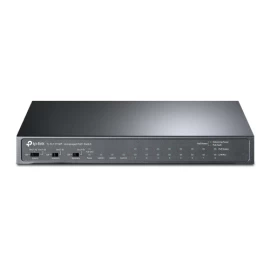 TP-Link 8-Port 10/100Mbps + 3-Port Gigabit Desktop Šakotuvas su 8-Port PoE+