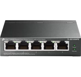 TP-Link TL-SG105MPE 5-Port Gigabit Easy Smart Šakotuvas su 4-Port PoE+