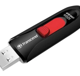 Transcend Jetflash 590 32gb Black (32 Gb /usb 2.0 / Juoda Ir Raudona )