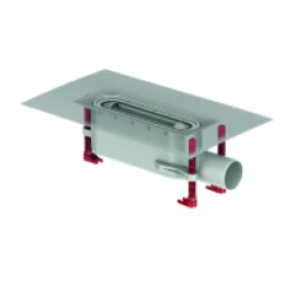Trapas Aco ShowerDrain S+ vandens aukštis sifone 50 mm, horizontalus pajungimas 90105120