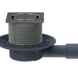Trapas vidaus patalpoms DN40/50 horizontalus su sifonu, HL90Prblue-3000