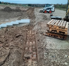 Trinkelių klojimas ir kt. gerbūvio darbai