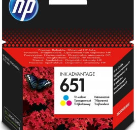 Trispalvio Rašalo Kasetė Hp 651 (c2p11ae) C2p11ae