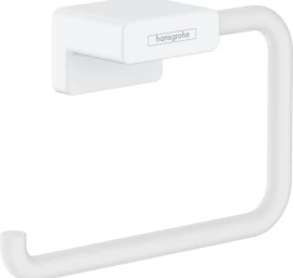 Tualetinio popieriaus laikiklis Hansgrohe AddStoris, matinis baltas 41771700