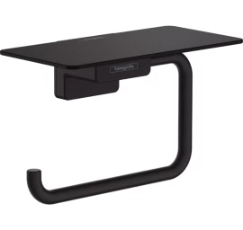 Tualetinio popieriaus laikiklis Hansgrohe AddStoris, matinis juodas 41772670