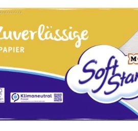 Tualetinis Popierius soft Star, 10 Vienetų (vokietijos Produktai).