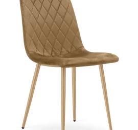 turin Kėdė - Rudas Aksomas / Medžio Spalvos Kojos X 1