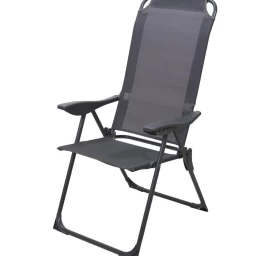 Turistinė Kėdė Su Porankiais Sulankstoma Grafitinė Redcliffs