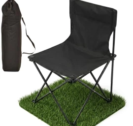 Turistinė Sulankstoma Kėdė Juoda 30x30x25/47cm Enero Camp
