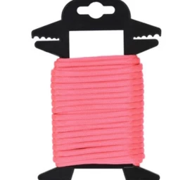 Turistinis Kabelis 7,6 M Skersmens 3,2 Mm Rožinės Spalvos