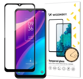 Tvirtas 9h Grūdintas Stiklas Visam Tcl 30 Se Ekranui Su case Friendly Rėmeliu, Juodas