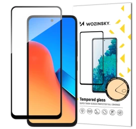 Tvirtas Viso Ekrano Grūdintas Stiklas Su Rėmeliu, Skirtas xiaomi Redmi 12 Full Glue, Juodas