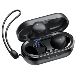 Tws bluetooth 5.1 Belaidės Ausinės 300 Mah Juodos Spalvos