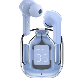 Tws bluetooth Belaidės Belaidės Ausinės šviesiai Mėlynos Spalvos