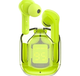 Tws bluetooth Bevielės Belaidės Ausinės, žalios Spalvos
