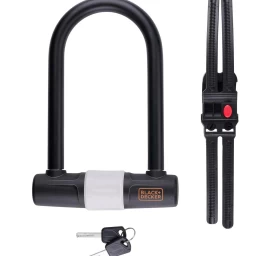 U-lock 140x250mm Dviračių Užraktas Black+decker