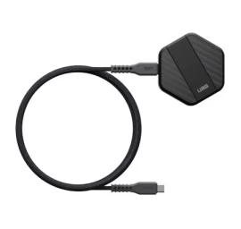 Uag Belaidis įkroviklis - 15 W Belaidis įkroviklis Su Laikikliu, Suderinamas Su magsafe (juodas / Anglies Pluoštas)