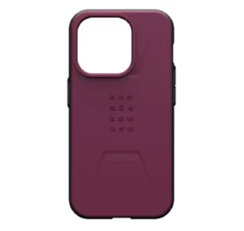 Uag Civilian Magsafe - Apsauginis Dėklas Iphone 15 Pro, Suderinamas Su Magsafe (bordo)