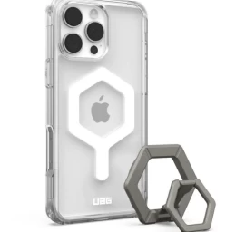 Uag Plyo Magsafe Bundle - Apsauginis Dėklas Iphone 16 Pro Max, Suderinamas Su Magsafe Ir Magnetiniu žiediniu Stovu (ledinis) Uag Plyo Magsafe Bundle - Apsauginis Dėklas Iphone 16 Pro Max, Suderinamas Su Magsafe Ir Magnetiniu žiediniu Stovu (ledinis)