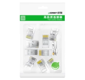 Ugreen 10x Rj45 8p8c Cat 6 Jungties Kištukas Skaidrus (50961)