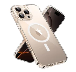 ugreen Classy Clear Magnetinis Dėklas iphone 16 Pro Max - Skaidrus