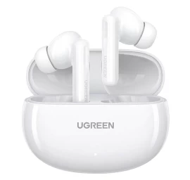 ugreen Hitune T6 Belaidės Ausinės Su Anc Funkcija + Usb-a - Usb-c Kabelis - Baltos Spalvos